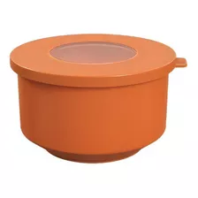 Contenedor 2l De Plástico Brinox Coza Hoop Colores Color Naranja