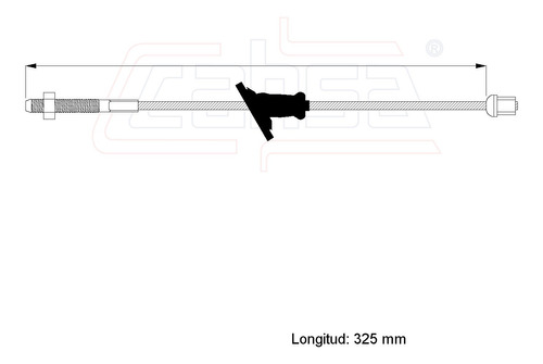 Cable Freno Delantero Para Ford Focus Zx3 2.3l 2000 Foto 2