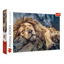 Rompecabezas Trefl Sleeping Lion 10447 De 1000 Piezas