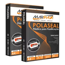 Kit 200un Polaseal A4 0,05mm Plástico Para Plastificação