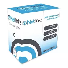 Cable Utp Cat 5e Bobina 305mts 70% Cobre Netlinks Blanco