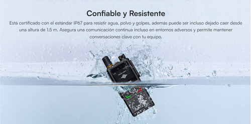 Radio Poc 4g Te320 Resistente Agua Ip67 Con Licencia Anual Foto 4