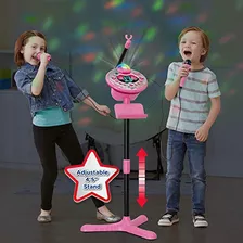 Vtech Karaoke Deluxe Con 2 Micrófonos Kidi Star Rosa