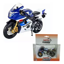 Miniatura Moto Suzuki Gsx R California Cycle 1:18