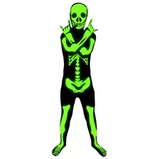 Disfraz Oficial De Morphsuits Glow Skeleton Kids Liquidación