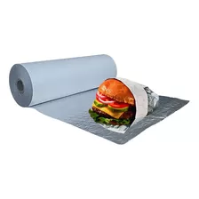 3 Rollos De Empaque Térmico De Aluminio Para Comida Rápida