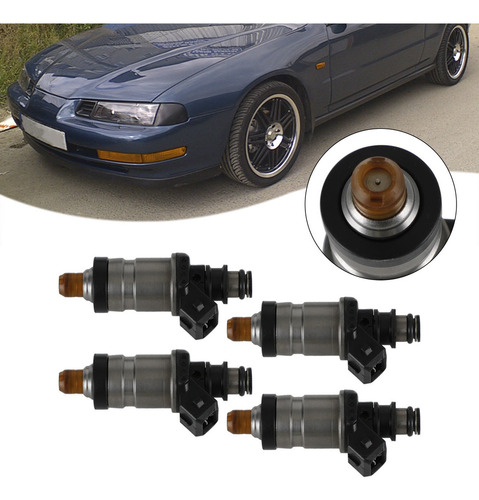 4 Inyector Combustible For Honda Prelude 2.2l Vtec 1993-96 Foto 3