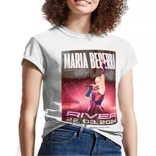 Remera De Maria Becerra Tour 2024 Argentina 22 Y 23 De Marzo