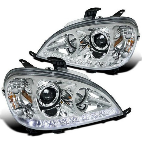 Foto de Farola Mercedes Benz Clase Ml W163 2002 2005 Drl Led Chrome