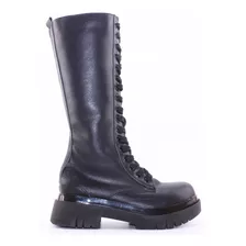 Bota Plataforma Caña Alta Acordonada Luna Chiara Nyla Cshoes