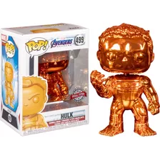 Funko Pop Avengers End Game Hulk Naranja #499 Exclusivo