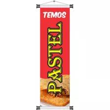 Banner Temos Pastel - 1metro X 30cm Mod07