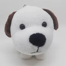 Mini Chaveiro Cachorro Branquinho De Pelúcia - Unidade