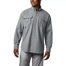 Camisa Columbia Bahama Ii Pfg Secado Rápido Manga Larga