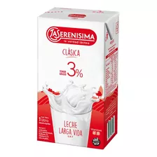 Leche La Serenisima Clasica Larga Vida X 1 L 3% Entera X 12u