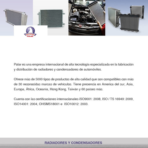 Radiador Agua Ford Escape V6 3.0l 2001-2008 Foto 3