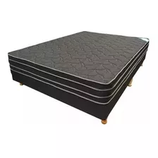 Colchon 2 Plazas 190x140cm Negro Resortes