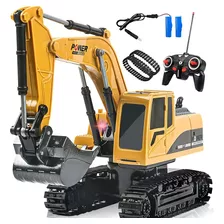 Excavadora Control Remoto 1:24 Rc Coches Juguete Niños