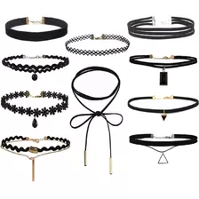 Kit C/ 18 Blogueira Choker Atacado Gargantilha Misto