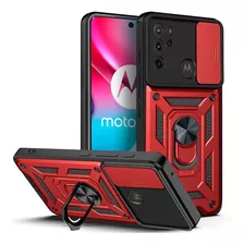 Funda Moto G60 / G60s Tapa Deslizante + Cristal Templado 9d