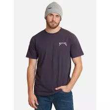 Polera Made For The Search Tee Gris Hombre Rip Curl