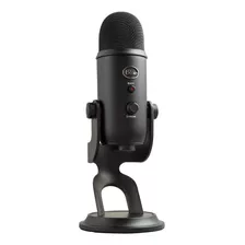 Micrófono Blue Yeti Condensador Multipatrón Negro