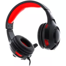 Audifonos Gamer Xtech Microfono Ajustable 3.5mm Color Negro