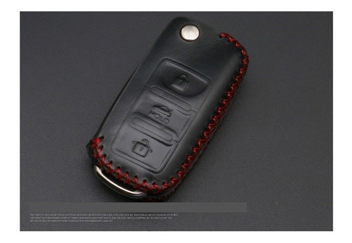 Funda Llave Piel Vw Bora Jetta Vento Polo Gol Pointer Beetle Foto 4