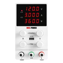 120v 3a Fuente De Alimentación Portátil Para Laboratorio