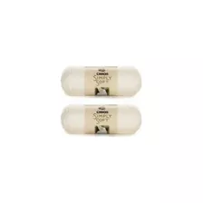 Hilo Soft Colores Sólidos (pack De 2) (blanco Roto)