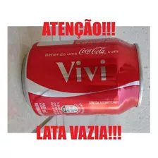 Lata Coca Cola Pequena Vazia Com Nome - Vivi