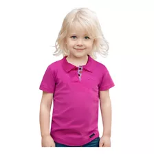 Camisa Polo Infantil Floral Menina Original Aborigine Store