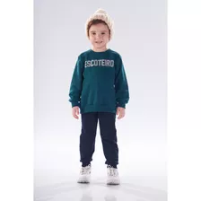 Conjunto Moletom Masculino Infantil Pulla Bulla Ref. 49667