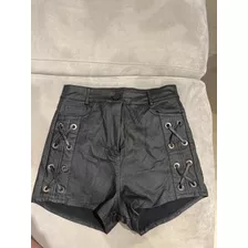 Short Mini Delaostia Eco Cuero