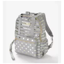 Mochila Justice Gris Con Dorado