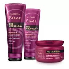 Kit Siage Pro Cronology: Shampoo + Condicionador + Máscara