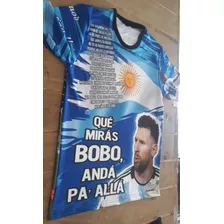 Camiseta Messi Argentina Qatar Argentina Afa Campeones