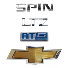 Kit Emblemas Chevrolet Spin Ltz At6 Speed Gravata Mala 13/18