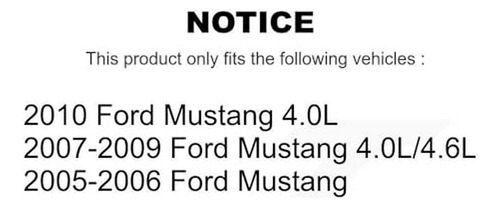 Filtro De Aire (2 Pack) Para Ford Mustang Foto 2