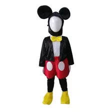 Disfraz Traje Niño Tipo Mickey Mouse Ratoncito Short