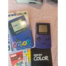 Gameboy Color Roxo - Na Caixa Completo