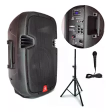 Cabina Recargable Américan Sound 10 Pulgadas Base+microfono