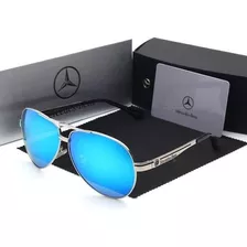 Óculos De Sol Mercedes Benz 737 Lentes Polarizadas Azul