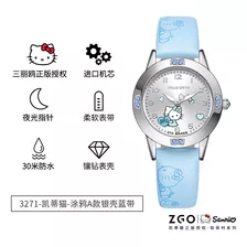 Relógio Sanrio Feminino Waterproof Water Hello Kitty