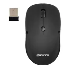 Mouse Sem Fio Hoopson Ms-037w Preto Compacto Estudo Trabalho