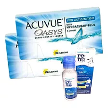 Lente De Contato Acuvue Oasys Tórica Astigmatismo 02 Caixas