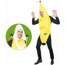 Disfraz Talla Estándar Para Adulto De Banano Color