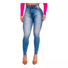 Calca Jeans Strass Lateral- Maria Gueixa 