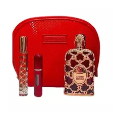 Orientica Amber Rouge Kit 80ml +miniatura 7,5 Ml +necessaire