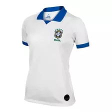Camiseta Nova Seleção Brasileira Gola P Azul Masculina 
